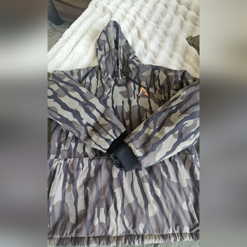 AlphaTech Unisex The Ultimate Camo Hooded Jacket Xl
